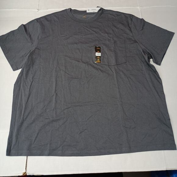 2 Brahma Short Sleeve Work T-Shirt 4XL 58-60 Gray Pocket Tee - Picture 2 of 8